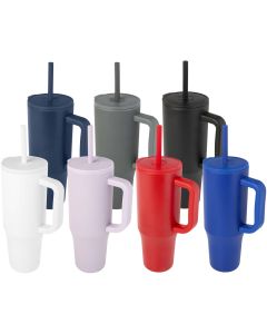 Brady 900 ml RCS certified insulated tumbler with silicone straw
