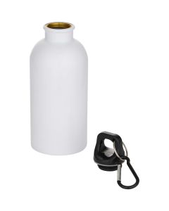 Oregon 400 ml sublimation RCS recycled single wall stainless steel water bottle with carabiner