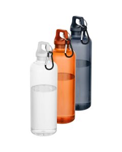 Oregon 750 ml RCS recycled plastic water bottle with carabiner