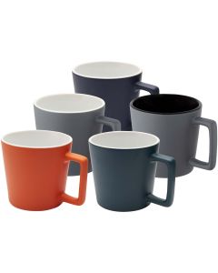 Cali 370 ml ceramic mug with matt finish