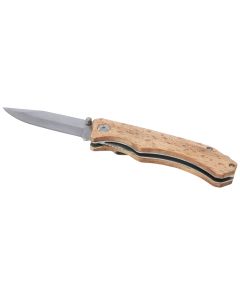 Wooden Pocket Knife With Belt Clip Dave