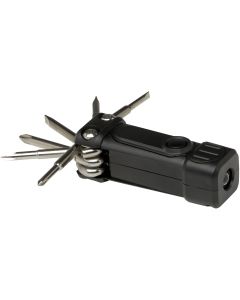 Octo 8-in-1 RCS recycled plastic screwdriver set with torch