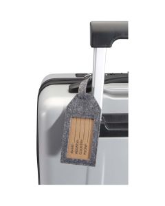 Tie luggage tag