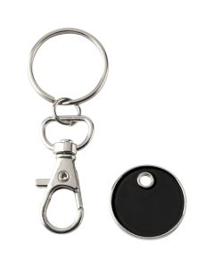 Rory keyring with trolley coin