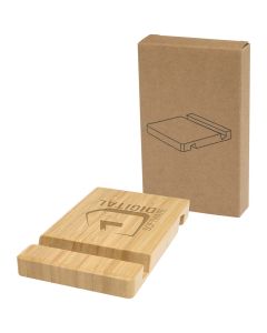 Bubup bamboo 2-angled tablet and phone stand
