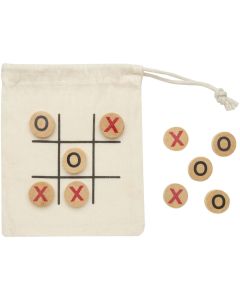 Whorl wooden tic, tac, toe game