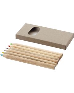 Colouring Pencils Set Of 6 In Card Box Ayola