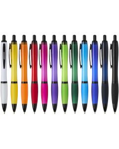Nash recycled plastic ballpoint pen with black trims (black ink)