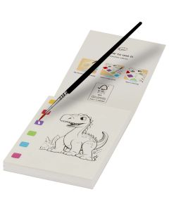 Quell colouring book and water brush pen set