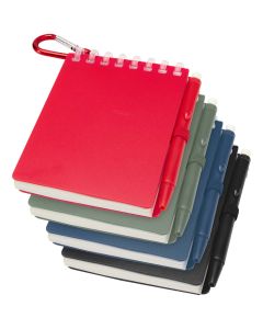 Lig Mini recycled outdoor soft cover notebook and ballpoint pen set (black ink)