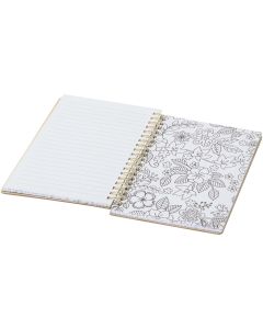Squiggle B6 hard cover notebook and markers set
