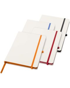 Spectrum A5 hard cover notebook with coloured edge