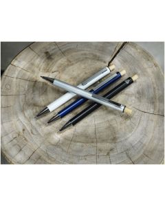 Cyrus recycled aluminium ballpoint pen black ink