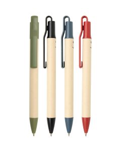 Liliana sugarcane paper ballpoint pen (blue ink)