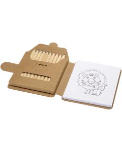 Chroma drawing notepad and pencils set