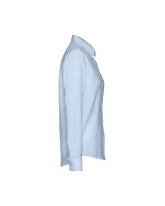 THC TOKYO WOMEN II. Women's long-sleeved oxford shirt with pearl coloured buttons
