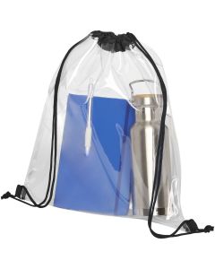 Lancaster transparent drawstring backpack 5L