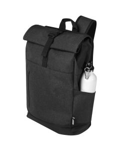 Hoss 15.6" GRS recycled roll-up laptop backpack 12L