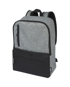 Reclaim 15" GRS recycled two-tone laptop backpack 14L
