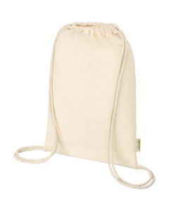Odisha 100 g/m² OCS organic drawstring bag 5L