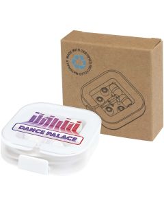 Baekdu wired Type-C earbuds with recycled plastic storage box