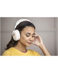 Alzir recycled plastic over-ear wireless Bluetooth headset