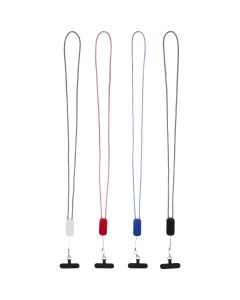 Anser Recycled Plastic Smartphone Lanyard with 27W 5-in-1 Built-in Cable