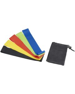 Crane Resistance Elastic Fitness Bands With Pouch