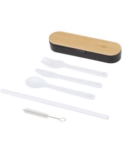 Runa Cutlery Set with Bamboo Lid