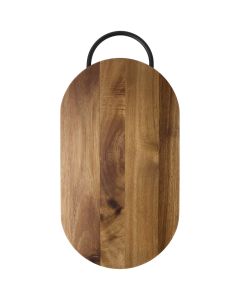 Julienne acacia wood chopping board with handle