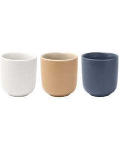 Male 90 ml ceramic espresso cups - set of 2