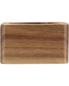 Napora acacia wood napkin ring holders