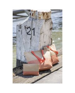Rhythm straw paper zipped pouch 3L