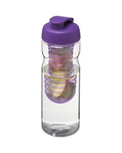 Eco H2O Active Base Sport Infuser Bottle Flip Lid 650 ml 
