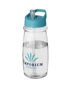 Eco H2O Active Pulse Sports Bottle Spout Lid 600 ml Recyclable