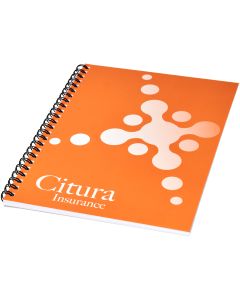 Desk-Mate® A5 Spiral Notebook Blank Pages 