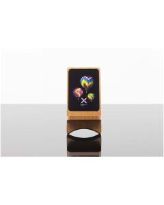SCX.design W16 15W light-up wireless wooden stand