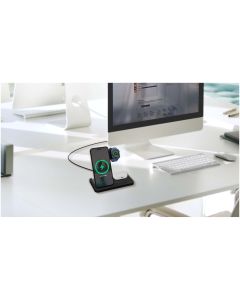 SCX.design W28 3-in-1 wireless charging base with phone stand