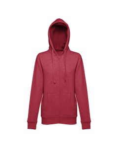 THC AMSTERDAM WOMEN. Women's hoodie in cotton and polyester with full zip