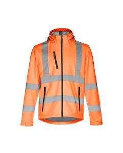 THC ZAGREB WORK. High-visibility softshell jacket (unisex, class 111)