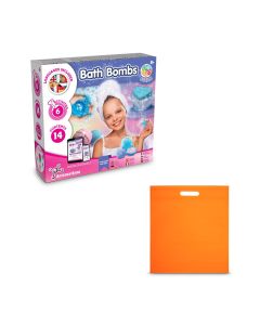 Bath Bombs Kit IV. Educational toy supplied with a non-woven gift bag (80 g/m²)