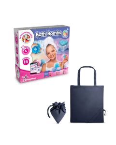 Bath Bombs Kit V. Educational toy supplied with a 190T folding gift bag