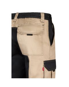 VL NJORD. Two-tone multi-pocket twill trousers (240 g/m²), in cotton (35%) and polyester (65%)