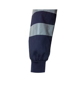 VL NEPTUNE. Two-tone twill jacket (210g/m²) in polyester (80%) and cotton (20%)