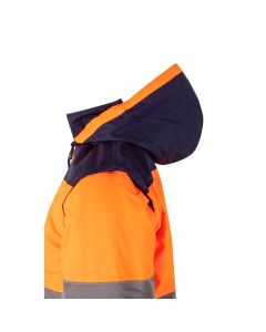 VL JUPITER. Two-tone padded jacket (180g/m²) in polyester (100%), with PU coating