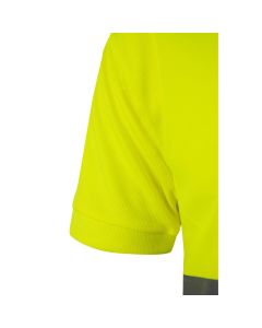 VL CUPID. Two-tone bird-eye polo shirt (160g/m²) with short sleeves, in polyester (100%)