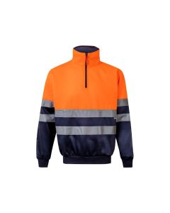 VL THOR. Two-tone sweatshirt (300g/m²) in polyester fleece (100%)