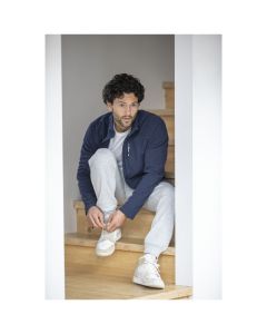 Amber men's GRS recycled full zip fleece jacket