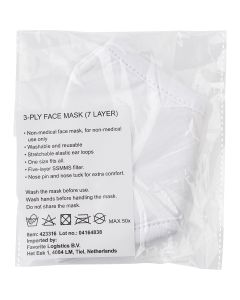 3 Ply face mask with 7 layers