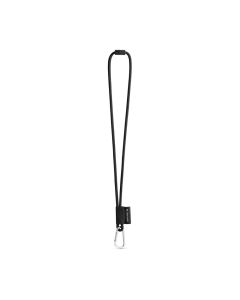 75091. SET Lanyard NAUTIC Long (Ø 7 mm) with D-shape carabiner 55 mm and safety lock Ø 7 mm